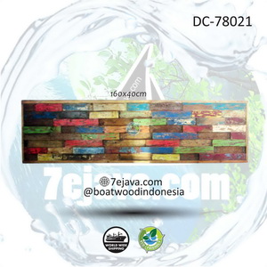 recycledboatwood wall panel