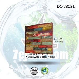 recycledboatwood wall panel