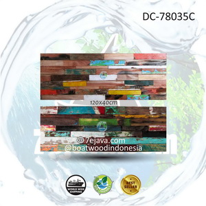 recycledboatwood wall panel