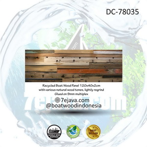 recycledboatwood wall panel