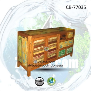 antique cabinet boatwood