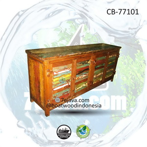 antique cabinet boatwood 10
