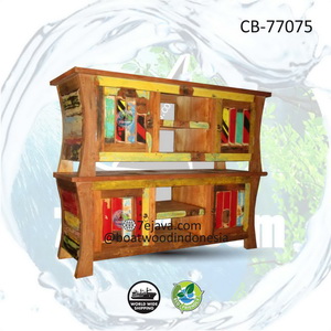 recycled boatwood tv table 2