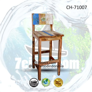 bar stool boatwood