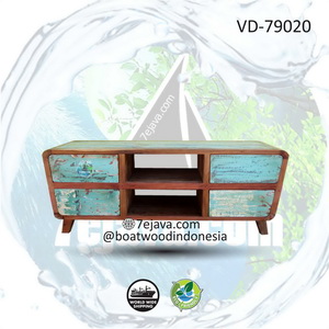 recycled baotwood tv table 5