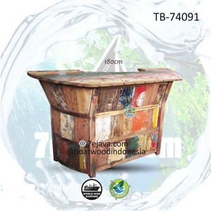 bar table recycled boatwood 8